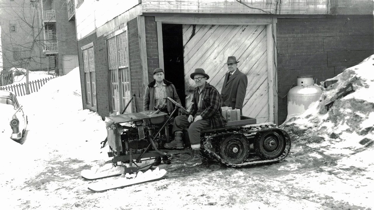 Les autoneiges d'autrefois en Beauce