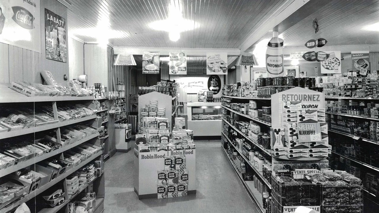 L'épicerie Drouin et Paquet, supermarché d'il y a 75 ans
