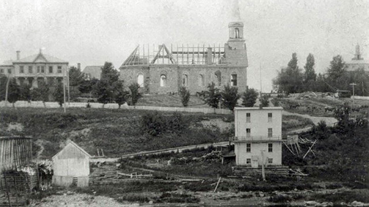 Les églises de 1831 et de 1862 à Saint-Georges 
