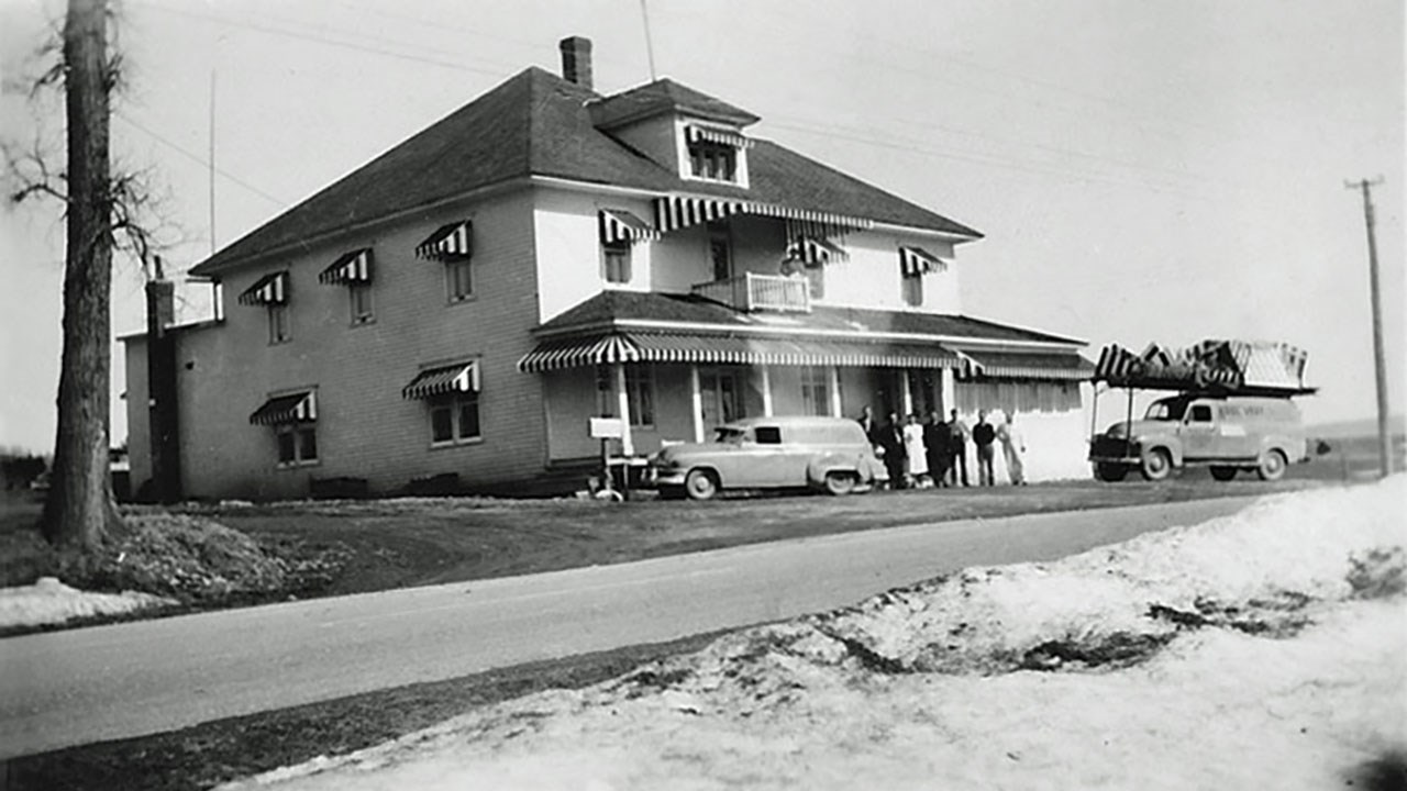 En route vers la douane d'Armstrong