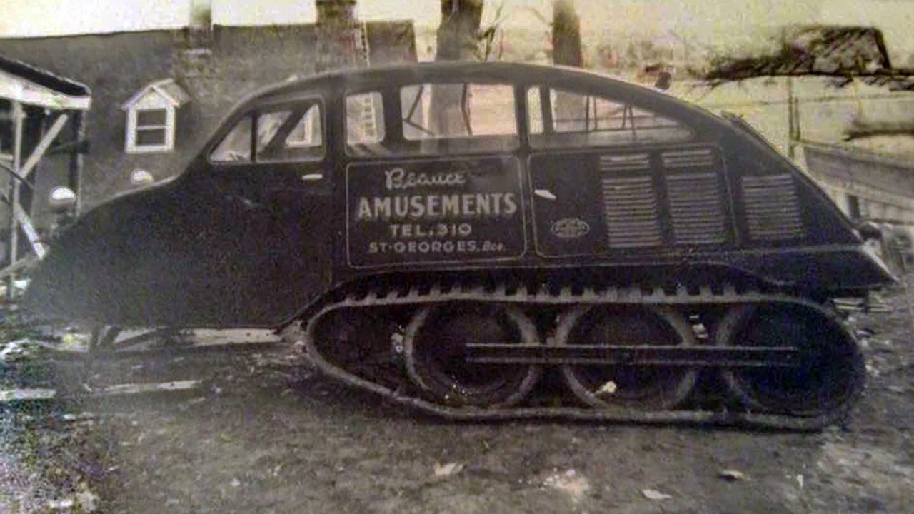 Les autoneiges d'autrefois en Beauce