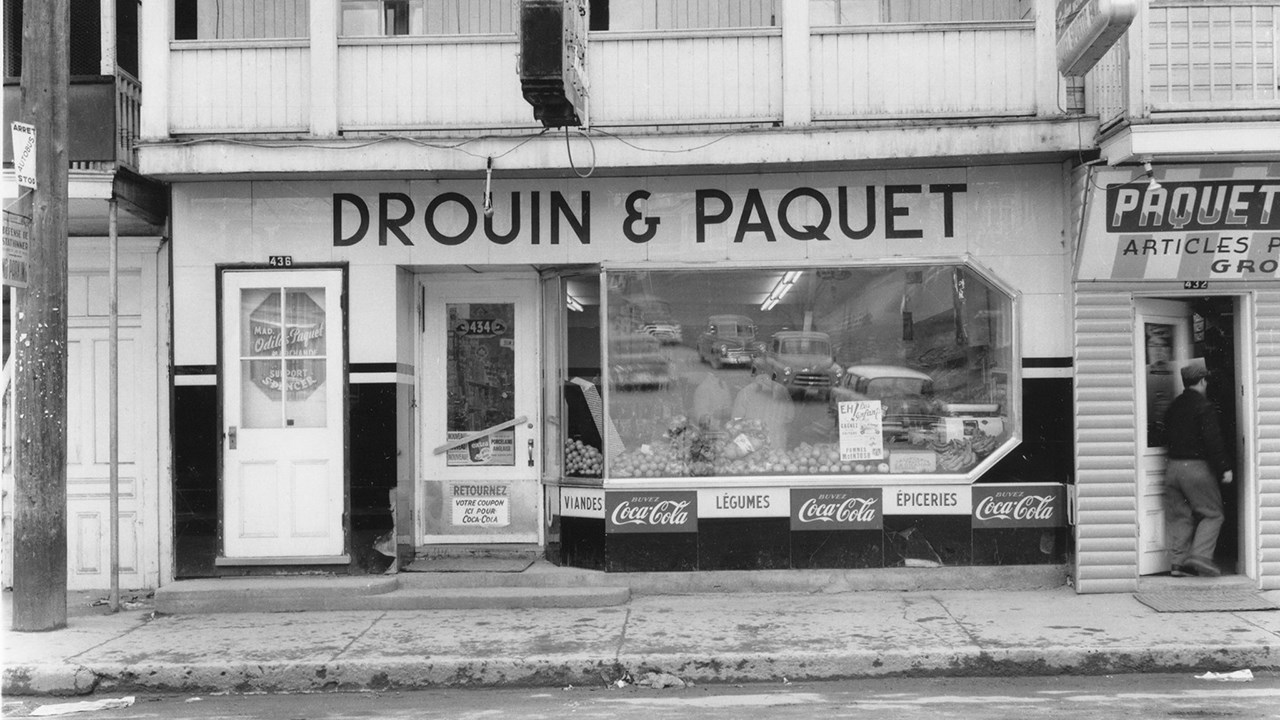 L'épicerie Drouin et Paquet, supermarché d'il y a 75 ans