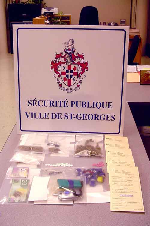 Saint-Georges effectue une autre saisie de drogue sur la 2e Avenue