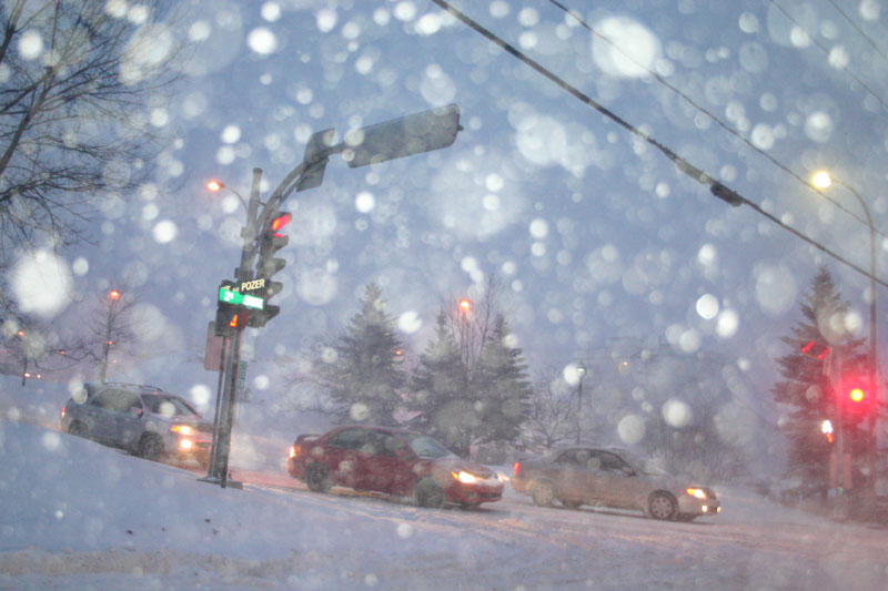 Un avertissement de neige abondante pour la Beauce est maintenu