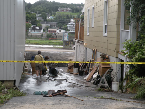 Beauceville nettoie les débris