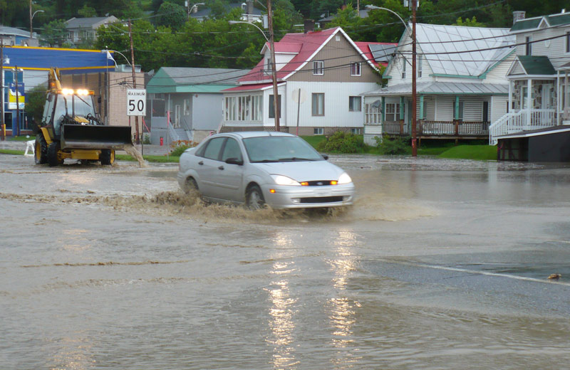 Inondations à Beauceville