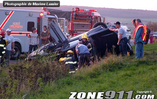 Deux accidents avec blessés en Robert-Cliche