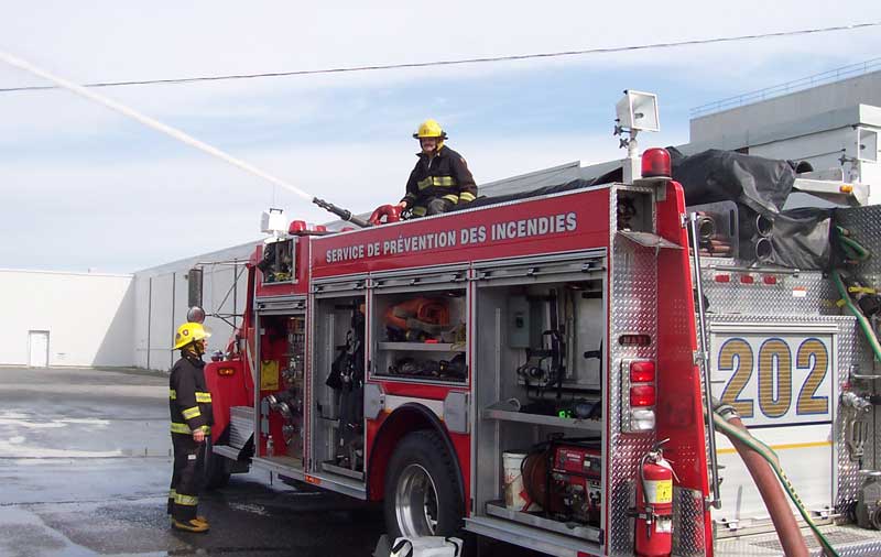 Une importante simulation d’incendie à Beauceville
