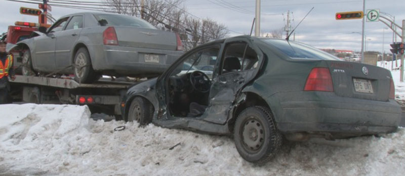 Un accident fait deux blessés à Saint-Georges
