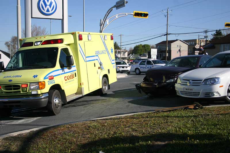 Un accident fait deux blessés ce matin à Saint-Georges
