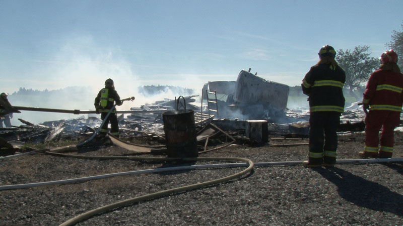 Incendie garage