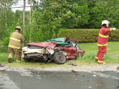 Un accident fait deux blessés à Sainte-Marie