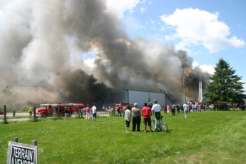 Incendie majeur à Saint-Martin