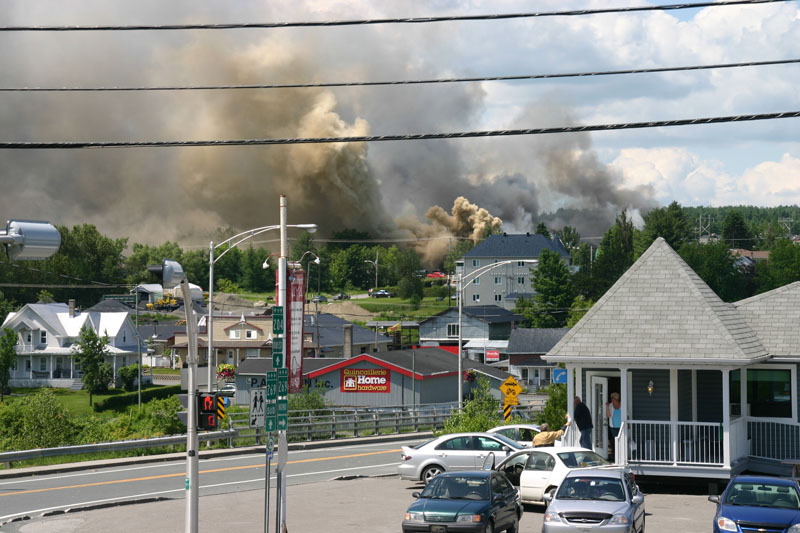 Incendie majeur à Saint-Martin