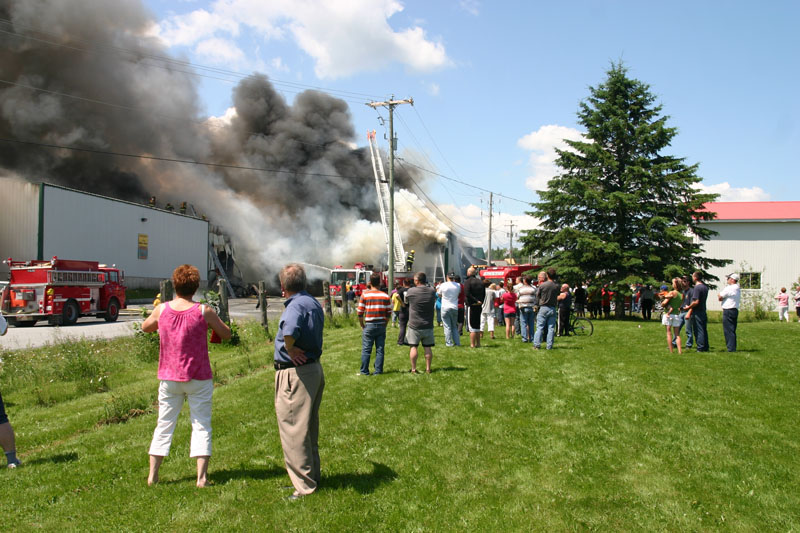 Incendie majeur à Saint-Martin