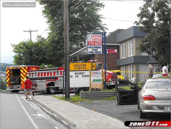 Un incendie rapidement maîtrisé à Beauceville