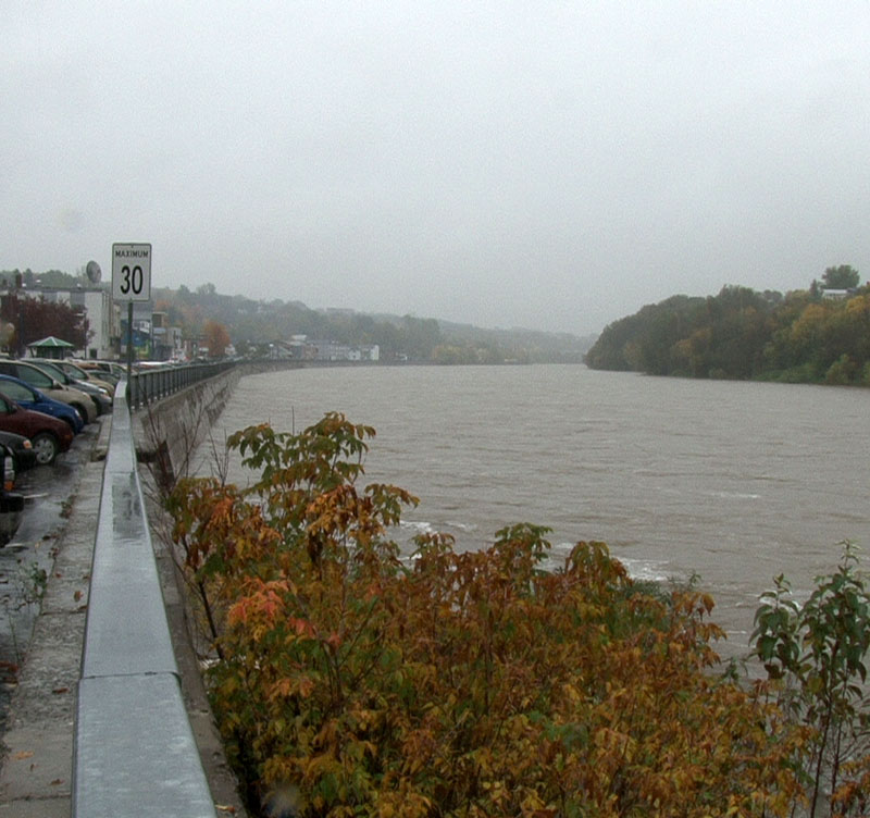 Le niveau de la rivière Chaudière est en hausse à Saint-Georges