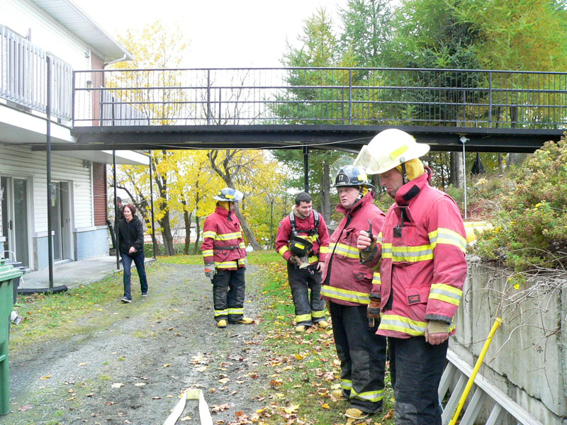 Incendie mineur dans une résidence pour personnes âgées à Saint-Honoré
