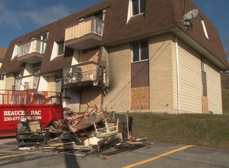 Un incendie cause pour 30 000 $ de dommage à un édifice à logement à Saint-Georges
