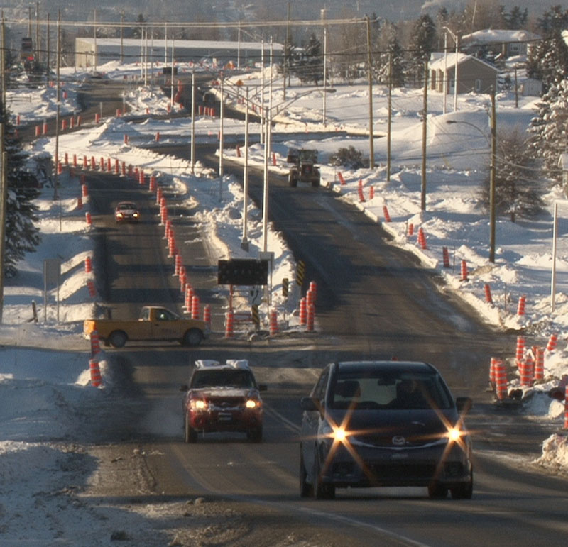 Les travaux sur l'autoroute 73 et la route 204 à Saint-Georges reprendront au printemps
