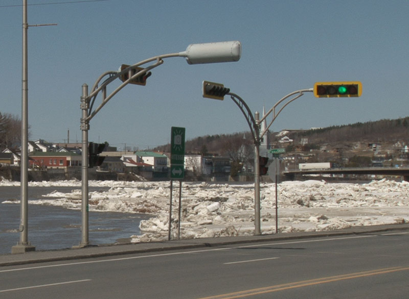 La rivière Chaudière se libère de ses glaces