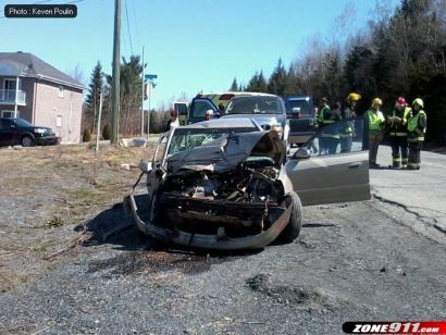 Un accident fait un blessé à Beauceville