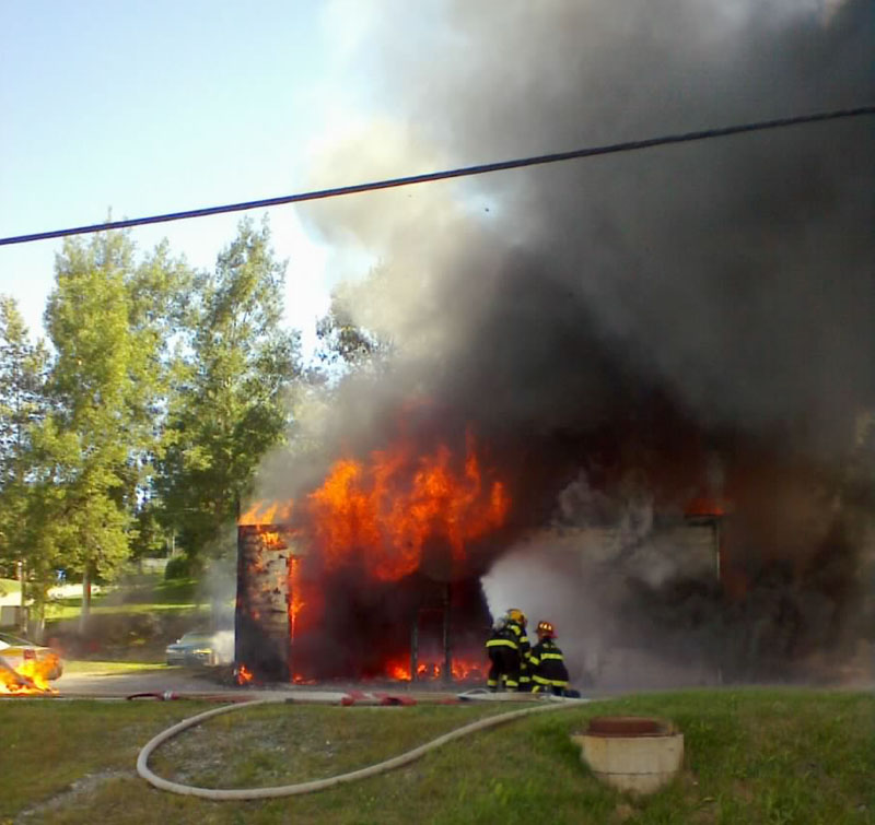 feu garage St-Joseph