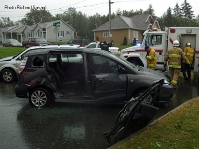 Un accident fait quatre blessés légers à Saint-Georges