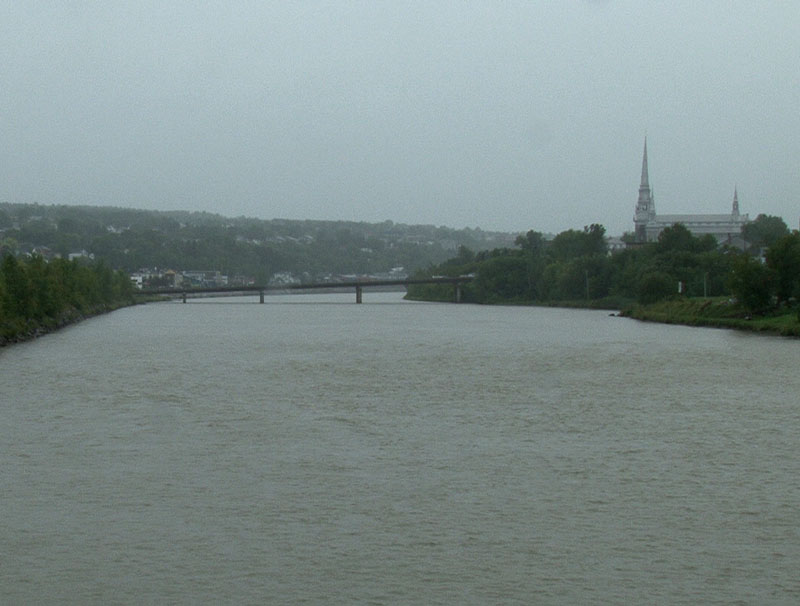 Rivière Chaudière tempête irene