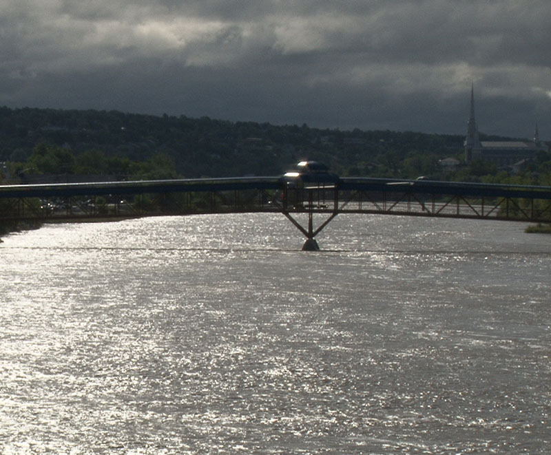 Si la tempête tropicale Irene est derrière la Beauce, le niveau de la rivière Chaudière est élevé
