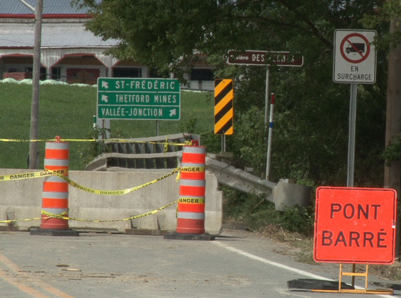 La circulation est rétablie sur la 276 entre Saint-Joseph-des-Érables et Saint-Frédéric