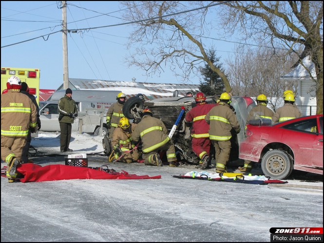 Deux personnes blessées dans un accident à Scott