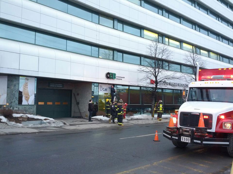 Une intervention rapide des pompiers sur la première avenue à Saint-Georges