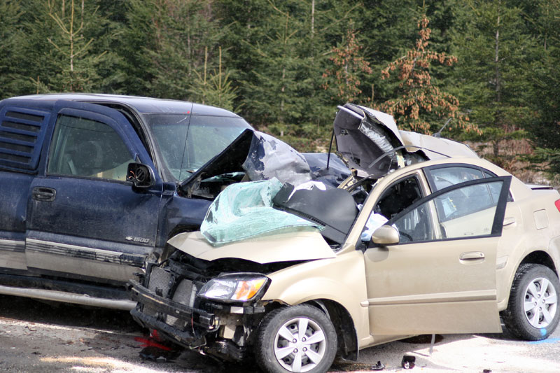 Une violente collision fait un mort à Saint-Honoré