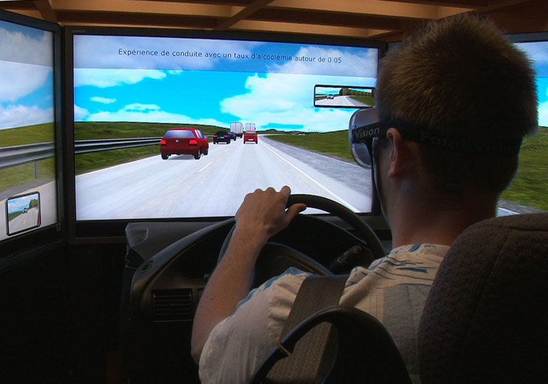 Simulateur de conduite: Des élèves Mariverains seront sensibilisés à la conduite en état d'ébriété