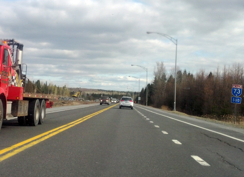 Transports Québec fermera la 73 la semaine prochaine de Sainte-Marie à Saint-Joseph