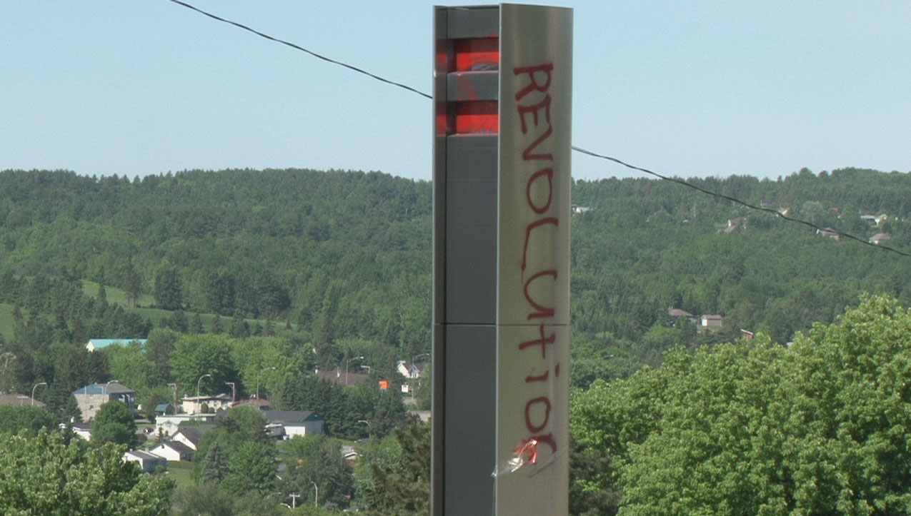 Un vandale s'en prend au photo radar à Saint-Georges