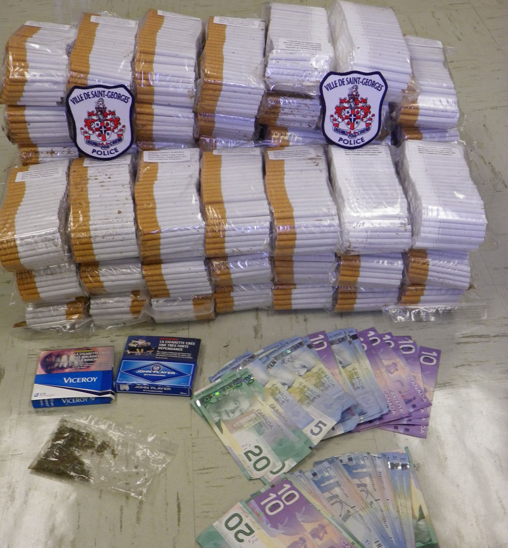 Perquisition, méfait et vols à Saint-Georges