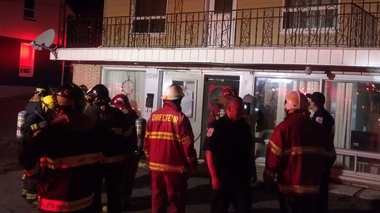 Saint-Georges: Incendie dans un appartement d'un homme intoxiqué par la drogue