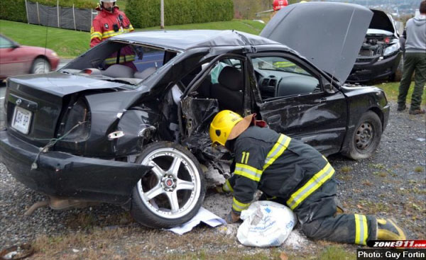 Un accident aurait pu avoir des conséquences graves à Vallée-Jonction