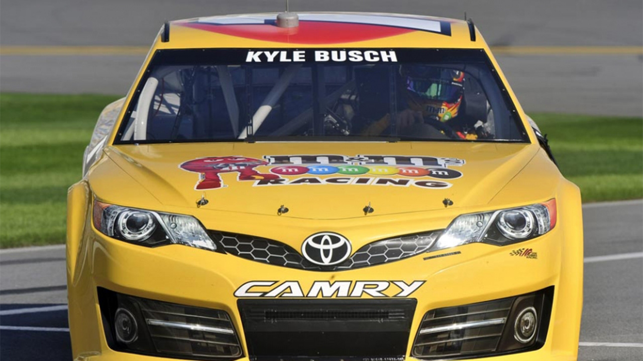 Kyle Busch roulera à l'Autodrome Chaudière en 2013