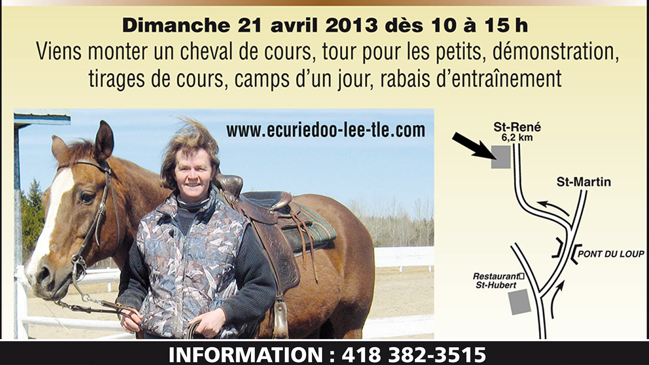 ÉCURIE DOO-LEE-TLE : fête son 10e anniversaire venez vous amuser!!