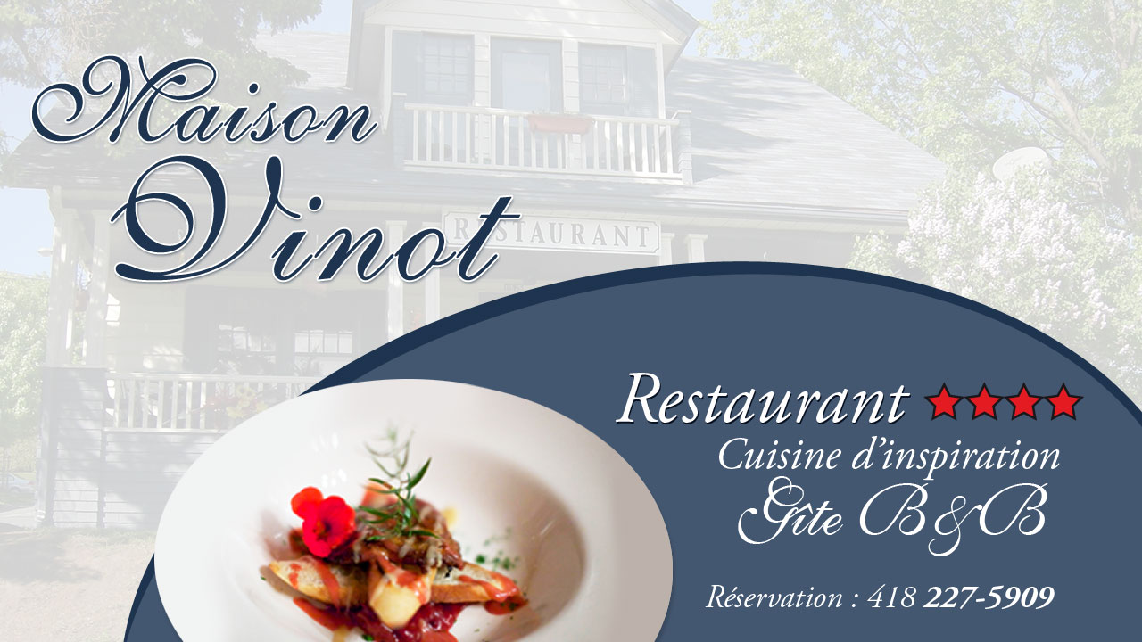 MAISON VINOT: Venez goûter les produits de notre terroir et HOMARD sans bavette de retour.