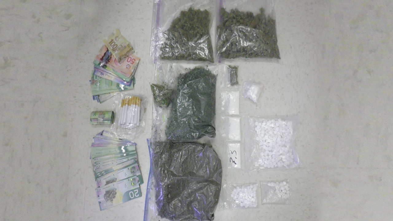 La saisie de drogue effectuée vendredi dernier à Saint-Georges.