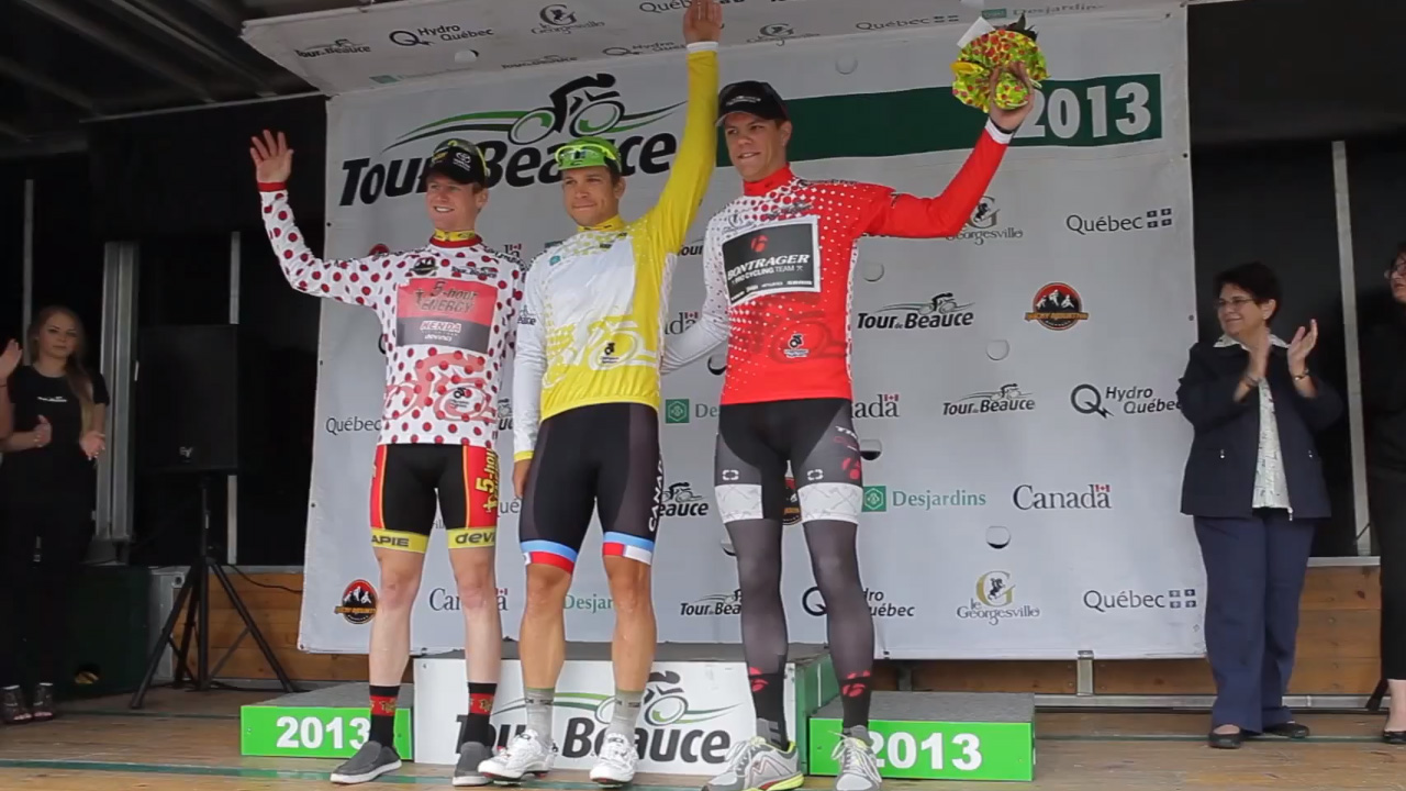 Guillaume Boivin monte sur le podium pour la deuxième fois en autant de jour.