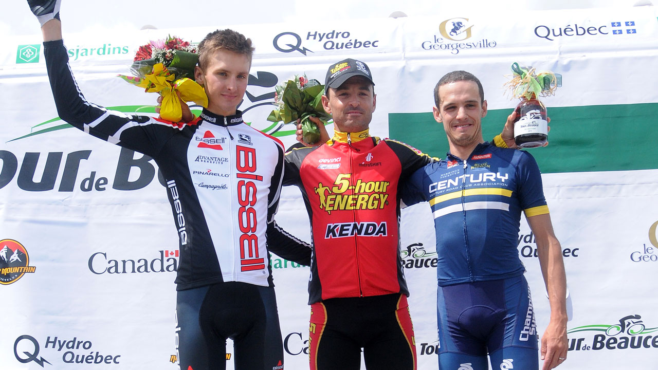 Francisco Mancebo a pris les commandes du Tour de Beauce terminant sur la plus haute marche du podium.
