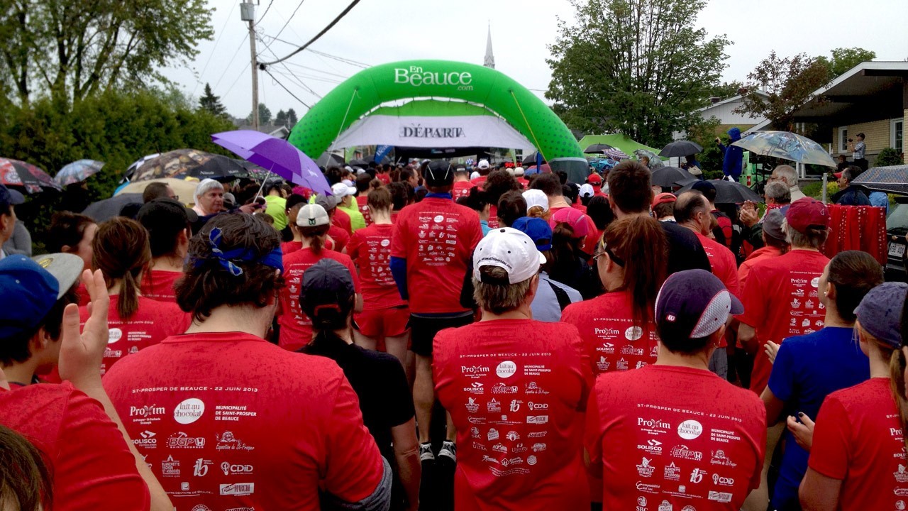 Au total, 416 coureurs ont pris part au 5 km EnBeauce.com.