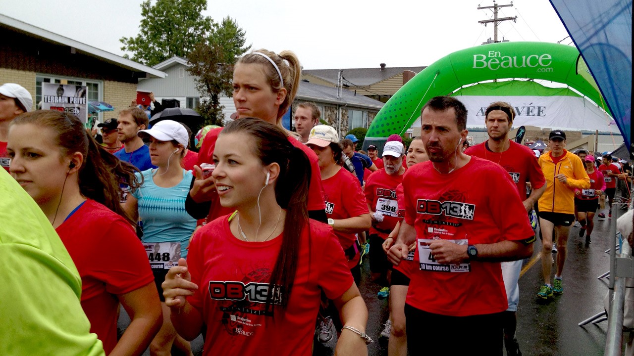 Les rues de Saint-Prosper ont été prises d’assaut par un peu plus de 1400 coureurs.
