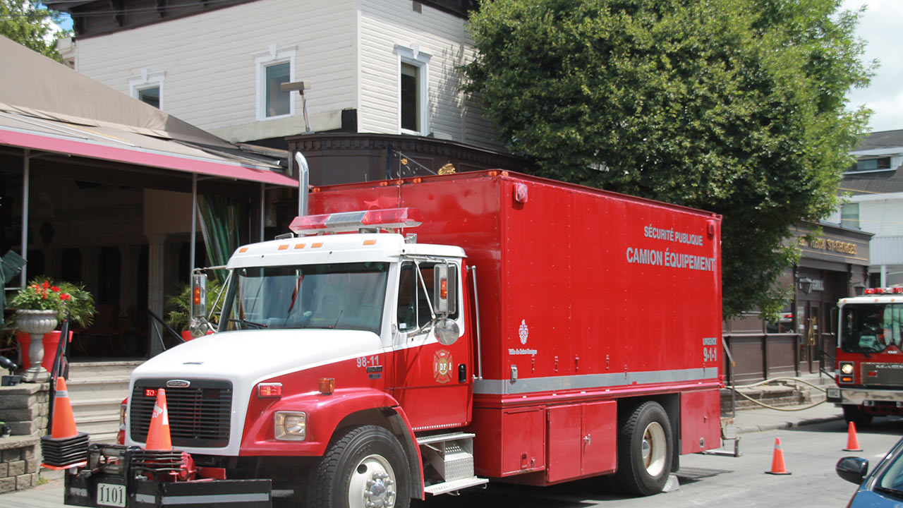 L'incendie a mobilisé cinq véhicules du Service.