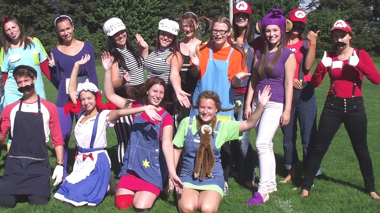 Des étudiants du Centre universitaire des Appalaches (CUA) lors de leur initiation.